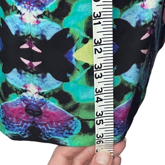Milly Electric Hologram Multicolor Mini Dress - Size 8 - Picture 8 of 9